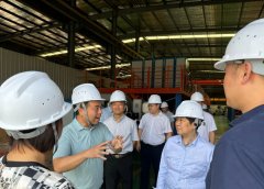 熱烈歡迎新余市水利局局長謝海峰一行領(lǐng)導(dǎo)蒞臨我司參觀指導(dǎo)！